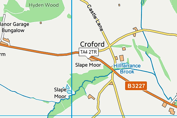 TA4 2TR map - OS VectorMap District (Ordnance Survey)