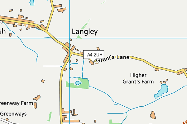 TA4 2UH map - OS VectorMap District (Ordnance Survey)