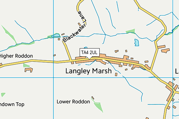 TA4 2UL map - OS VectorMap District (Ordnance Survey)