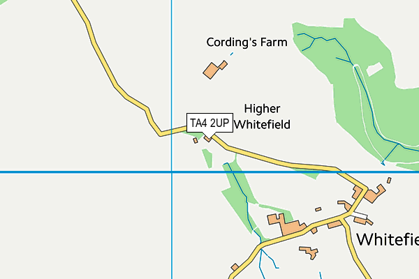 TA4 2UP map - OS VectorMap District (Ordnance Survey)