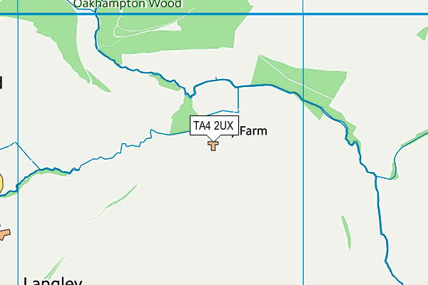 TA4 2UX map - OS VectorMap District (Ordnance Survey)