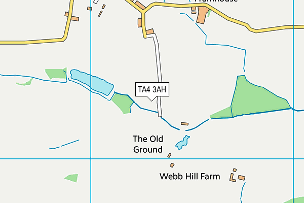 TA4 3AH map - OS VectorMap District (Ordnance Survey)