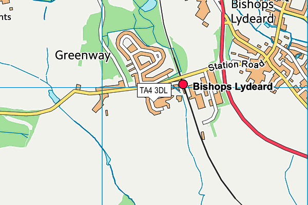 TA4 3DL map - OS VectorMap District (Ordnance Survey)