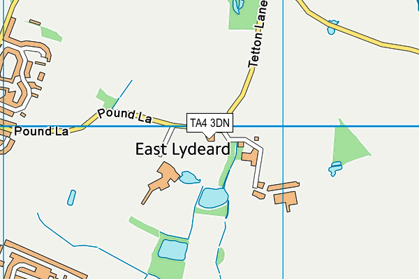 TA4 3DN map - OS VectorMap District (Ordnance Survey)