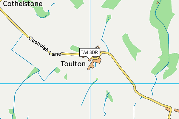 TA4 3DR map - OS VectorMap District (Ordnance Survey)