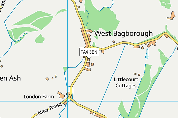 TA4 3EN map - OS VectorMap District (Ordnance Survey)