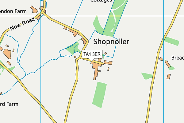 TA4 3ER map - OS VectorMap District (Ordnance Survey)