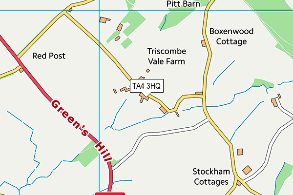 TA4 3HQ map - OS VectorMap District (Ordnance Survey)