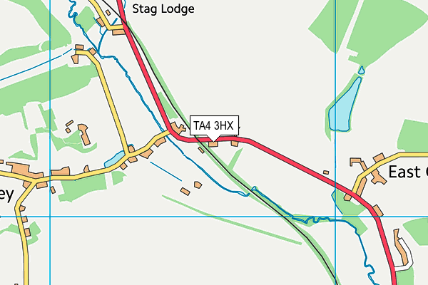 TA4 3HX map - OS VectorMap District (Ordnance Survey)