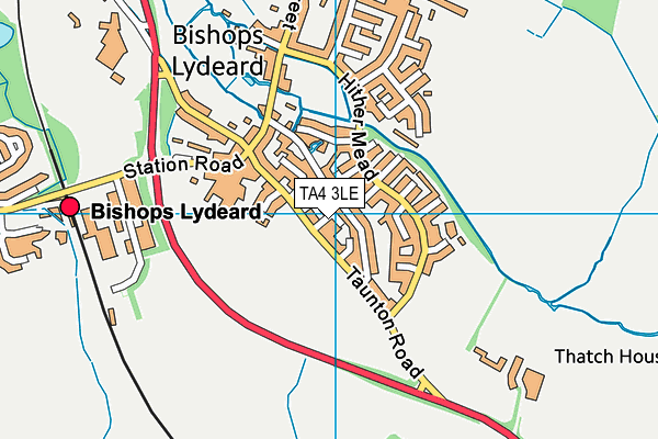 TA4 3LE map - OS VectorMap District (Ordnance Survey)