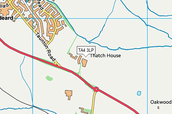 TA4 3LP map - OS VectorMap District (Ordnance Survey)