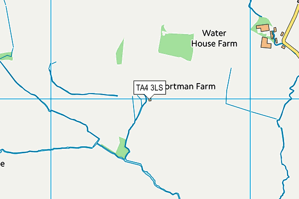 TA4 3LS map - OS VectorMap District (Ordnance Survey)