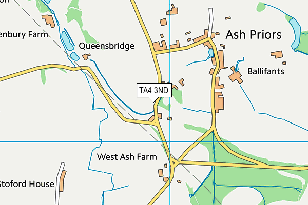 TA4 3ND map - OS VectorMap District (Ordnance Survey)