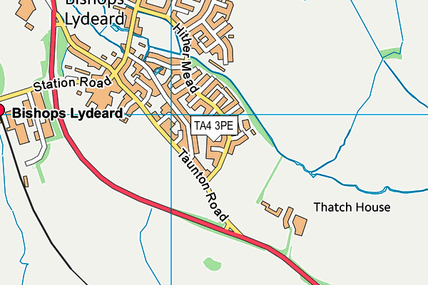 TA4 3PE map - OS VectorMap District (Ordnance Survey)