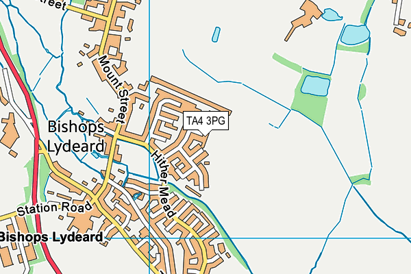 TA4 3PG map - OS VectorMap District (Ordnance Survey)