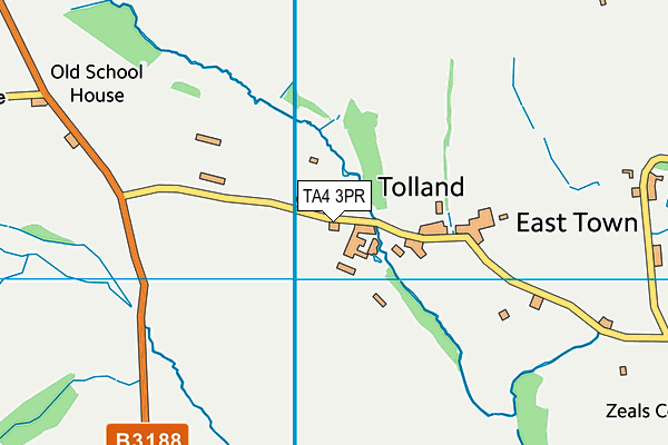 TA4 3PR map - OS VectorMap District (Ordnance Survey)