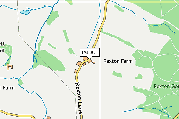 TA4 3QL map - OS VectorMap District (Ordnance Survey)