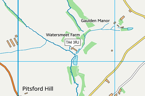 TA4 3RJ map - OS VectorMap District (Ordnance Survey)