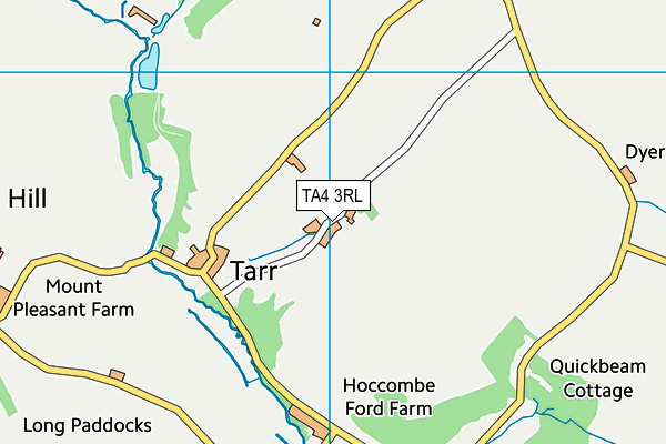 TA4 3RL map - OS VectorMap District (Ordnance Survey)