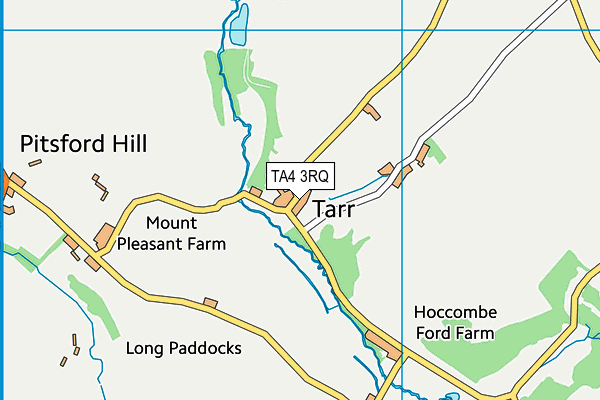 TA4 3RQ map - OS VectorMap District (Ordnance Survey)