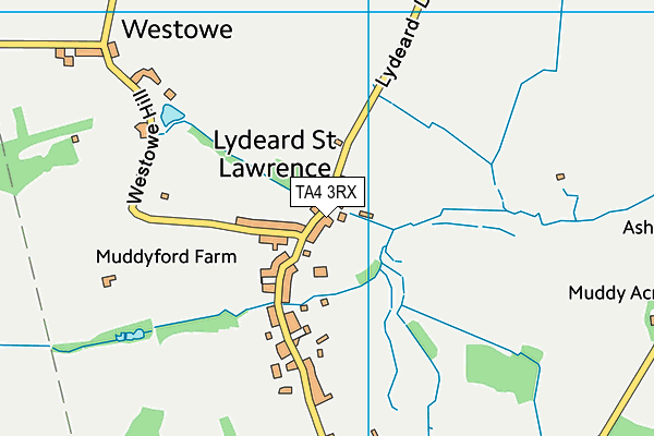 TA4 3RX map - OS VectorMap District (Ordnance Survey)