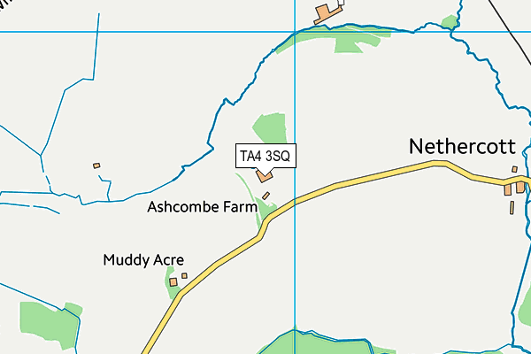 TA4 3SQ map - OS VectorMap District (Ordnance Survey)