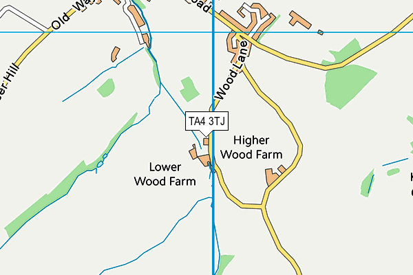 TA4 3TJ map - OS VectorMap District (Ordnance Survey)