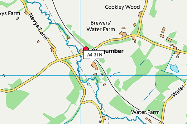 TA4 3TR map - OS VectorMap District (Ordnance Survey)