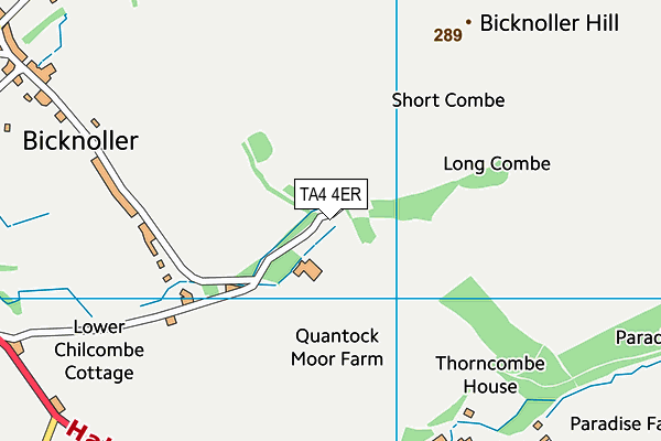 TA4 4ER map - OS VectorMap District (Ordnance Survey)