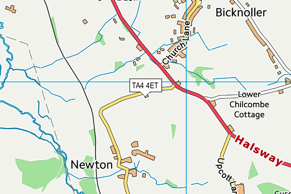 TA4 4ET map - OS VectorMap District (Ordnance Survey)