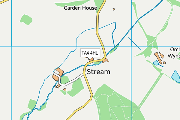 TA4 4HL map - OS VectorMap District (Ordnance Survey)