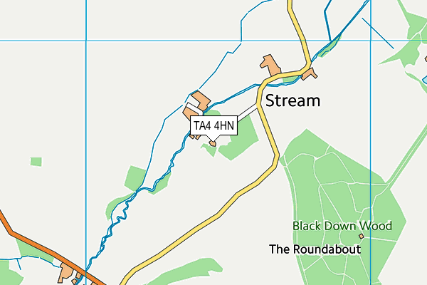 TA4 4HN map - OS VectorMap District (Ordnance Survey)