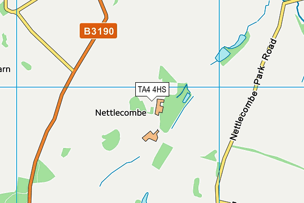 TA4 4HS map - OS VectorMap District (Ordnance Survey)