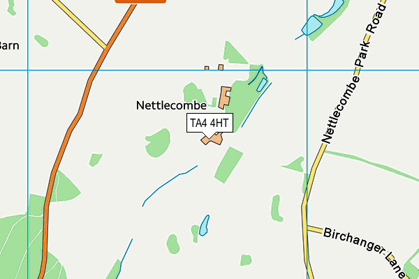 TA4 4HT map - OS VectorMap District (Ordnance Survey)