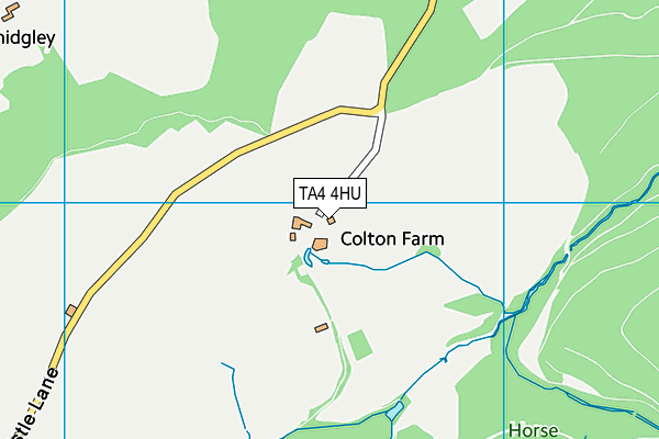 TA4 4HU map - OS VectorMap District (Ordnance Survey)