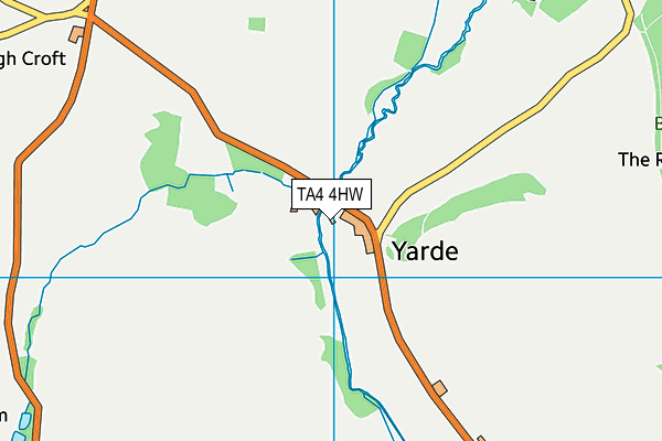 TA4 4HW map - OS VectorMap District (Ordnance Survey)