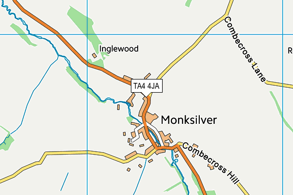 TA4 4JA map - OS VectorMap District (Ordnance Survey)