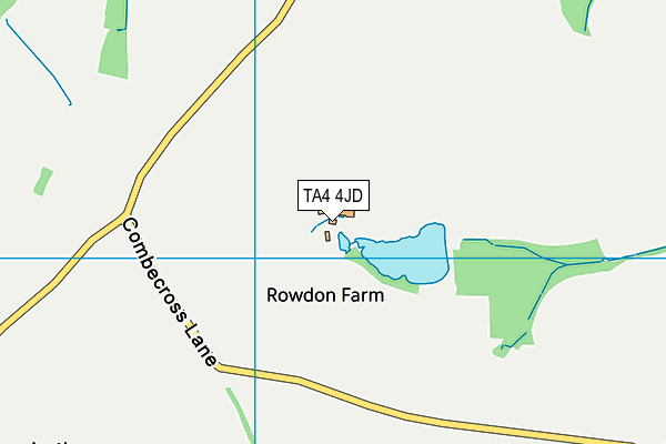 TA4 4JD map - OS VectorMap District (Ordnance Survey)