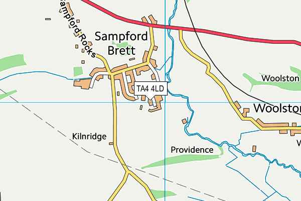 TA4 4LD map - OS VectorMap District (Ordnance Survey)