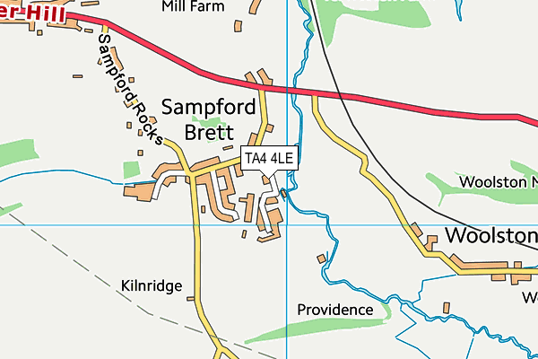 TA4 4LE map - OS VectorMap District (Ordnance Survey)