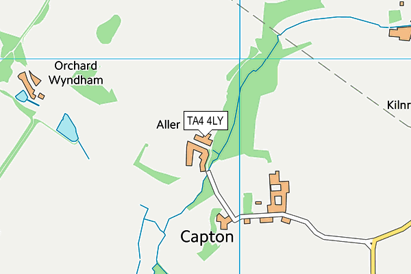 TA4 4LY map - OS VectorMap District (Ordnance Survey)