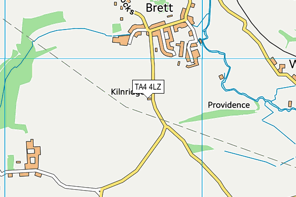 TA4 4LZ map - OS VectorMap District (Ordnance Survey)