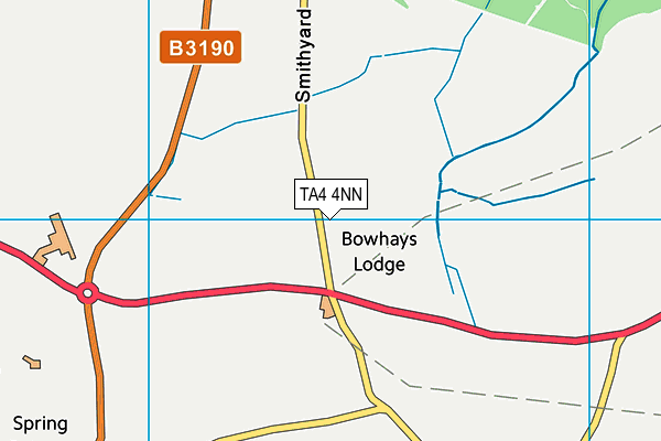 TA4 4NN map - OS VectorMap District (Ordnance Survey)