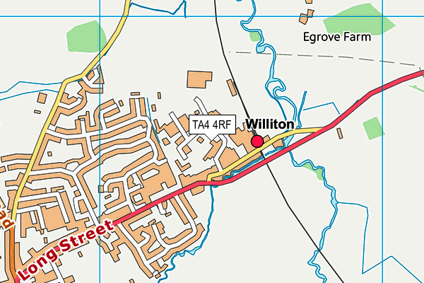 Map of WILLITON AUTO SERVICES LIMITED at district scale