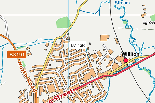 Map of SAME DAY DELIVERY WILLITON LTD at district scale
