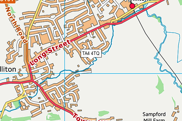 TA4 4TQ map - OS VectorMap District (Ordnance Survey)