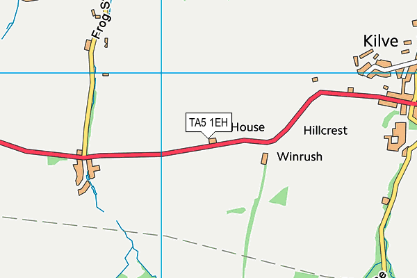 TA5 1EH map - OS VectorMap District (Ordnance Survey)