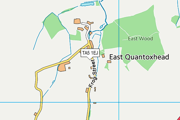 TA5 1EJ map - OS VectorMap District (Ordnance Survey)