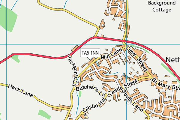 TA5 1NN map - OS VectorMap District (Ordnance Survey)