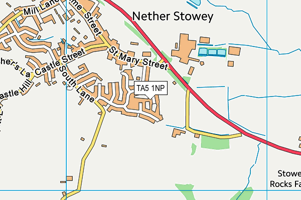 TA5 1NP map - OS VectorMap District (Ordnance Survey)